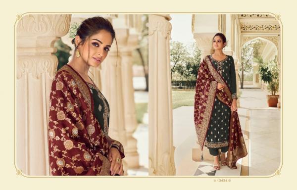 Zisa Kainaat Festival Wear Jacquard Designer Salwar Suit Collection